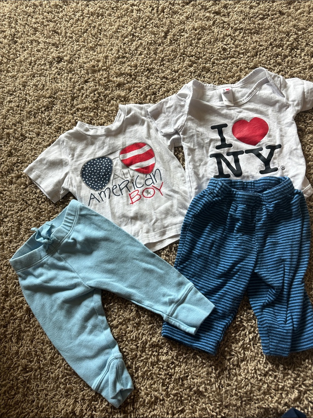 3-6 boys set of tshirt and pants